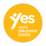 YES Sticker Logo- Youth Employment Service - YES123 - bee 123